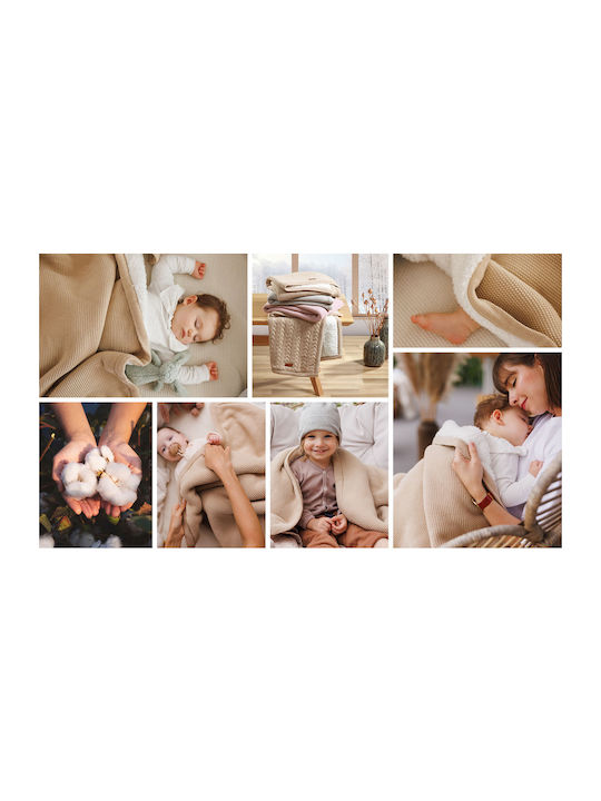 Babyono Κουβέρτα Αγκαλιάς & Λίκνου 75x100εκ.