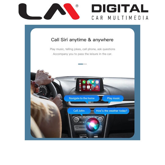 LM Digital Ηχοσύστημα Αυτοκινήτου για Mazda 6 / MX-5 / 2 / 3 / CX-3 / CX-5 16-21 (Bluetooth/USB/WiFi/GPS/Apple-Carplay/Android-Auto)