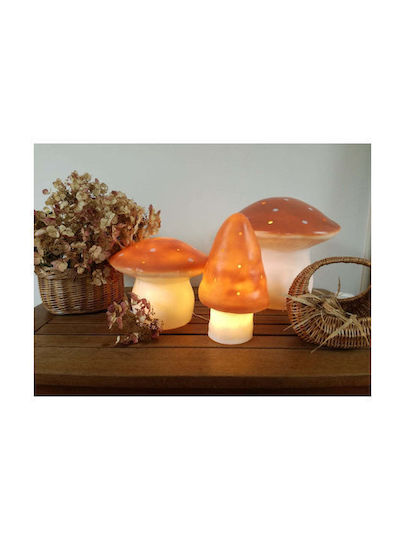 Egmont Kids Decorative Lamp Mushroom Orange 28x15cm