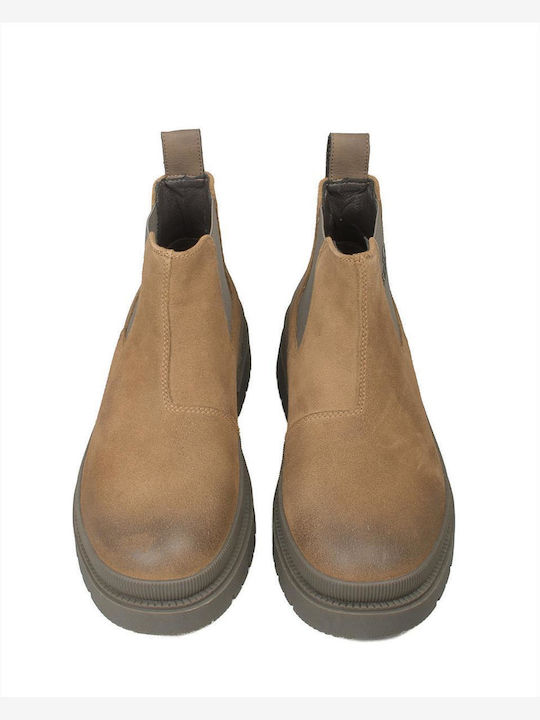 Leather Brown Chelsea Boots