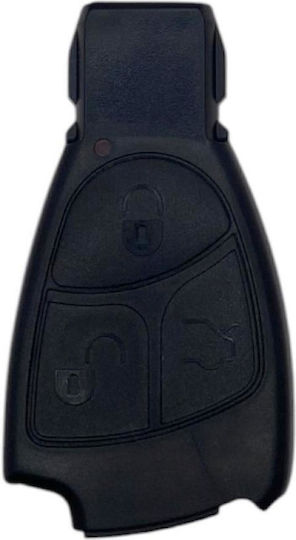 Foldable Car Key Shell with Blade with 3 Buttons Type for Mercedes Benz / Smart