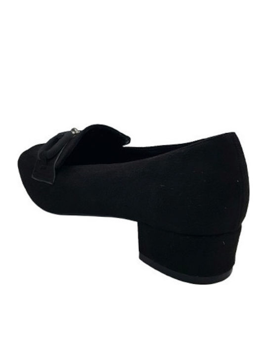 Leder Pumps Schwarz