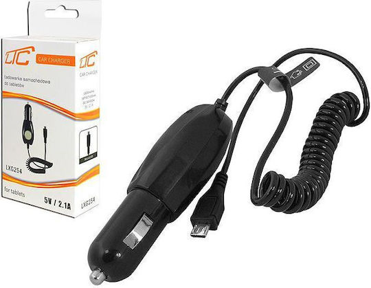LTC Audio Car Charger 10W 2.1A Fast Charging with One Port 1xUSB-A Black Color