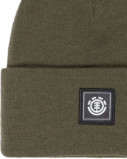 Beanie Unisex Σκούφος Πλεκτός σε Χακί χρώμα