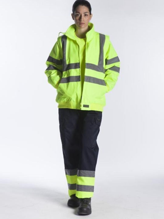 Fageo Work Jacket Reflective with Hood Orange