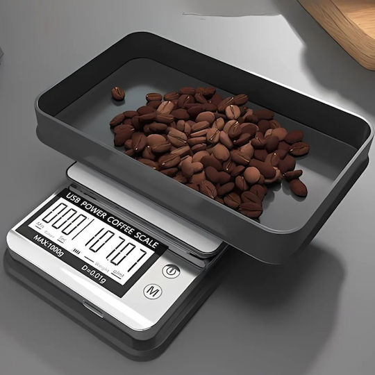 Electronic Precision Commercial Scale with Weighing Capacity of 1kg and Division 1gr