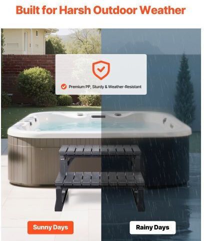 Vevor Pool Step Black