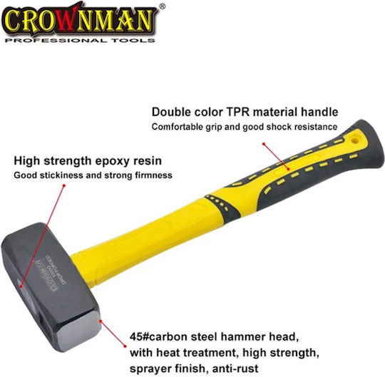 Crownman Vorschlaghammer 1.5kg 9503341500