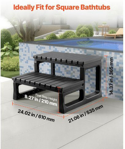 Vevor Pool Step Black