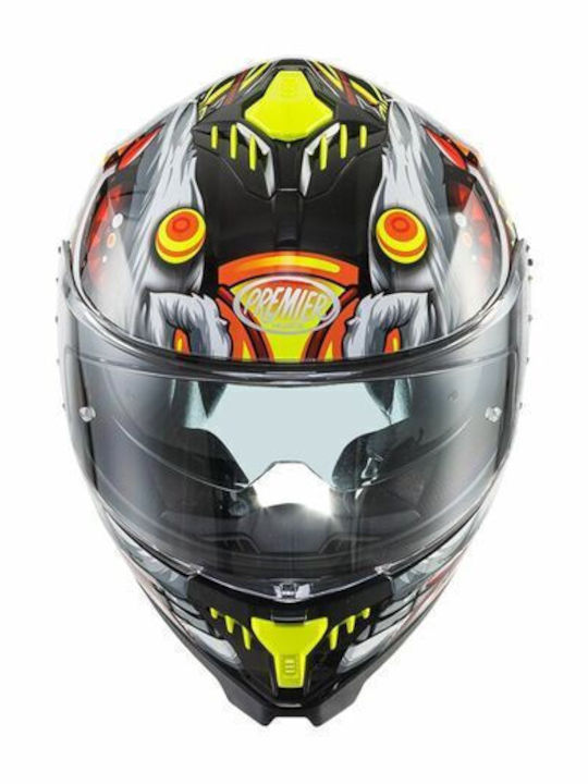 Premier Typhoon LY 12 Κράνος Μηχανής Full Face ECE 22.06 1580gr με Pinlock και Sunvisor