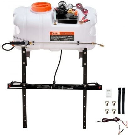 Vevor Pulverizator cu presiune 12V Baterie cu Capacitate 60lt 8bar în culoarea Gri