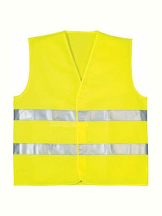 Portwest Men's Work Vest with Reflective Tapes Yellow