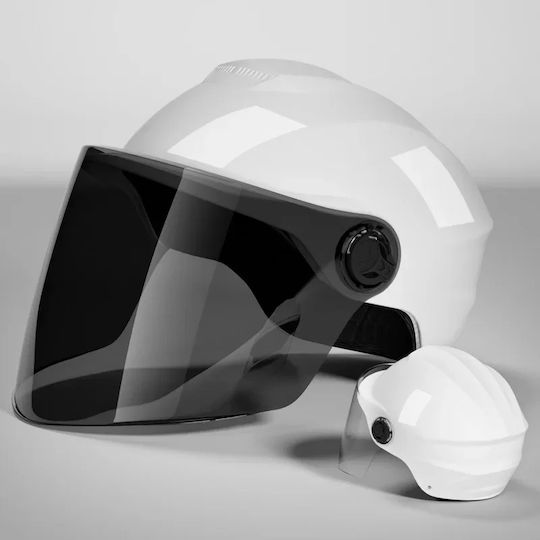 FIXATO Helmet for Electric Scooter Universal in White Colour