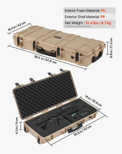 Vevor Khaki Carbine Case 91.4cm