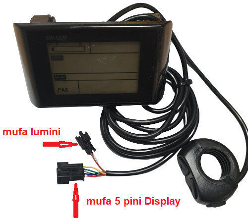 Display Sw900 Bicicletă Electrică 24v 36v 48v