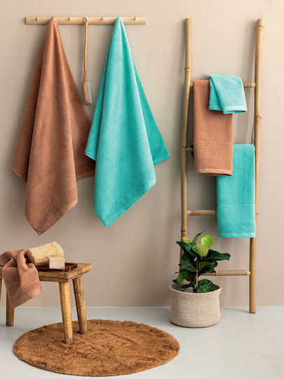 Palamaiki Facecloth Roke 50x90cm Moka Weight 600gr/m²