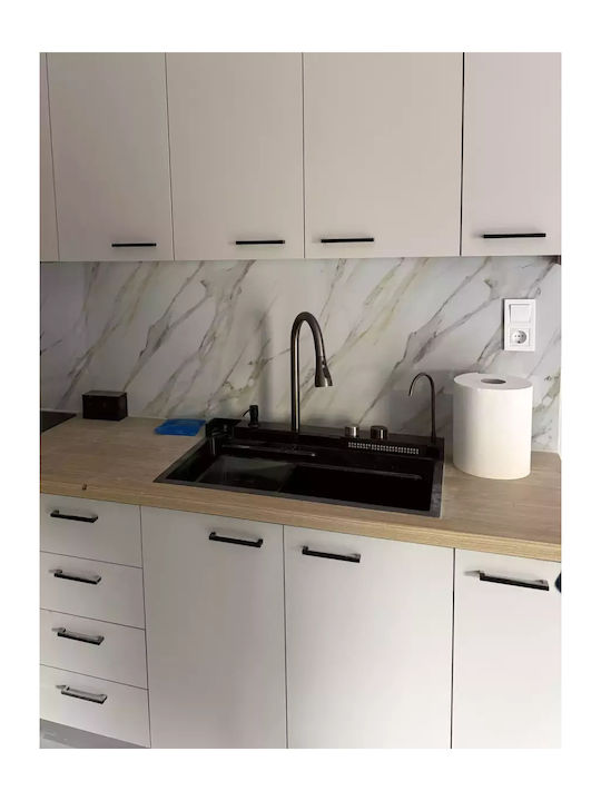 Aristi-Elena Drop-In Sink Inox W75xD46cm Silver