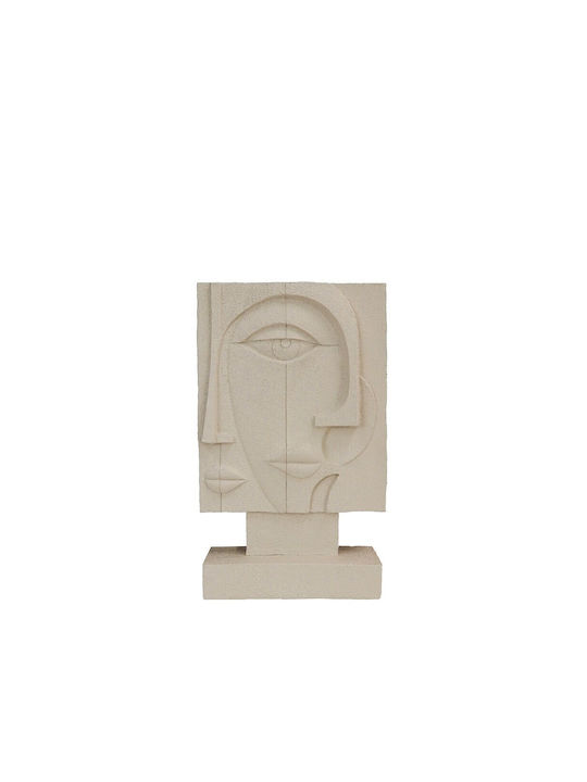 Φιγουρα Γεωμετρικη Cubism Λευκη 16,4χ7,3χ26,9εκ Φιγουρα Γεωμετρικη Cubism Λευκη 16,4χ7,3χ26,9εκ