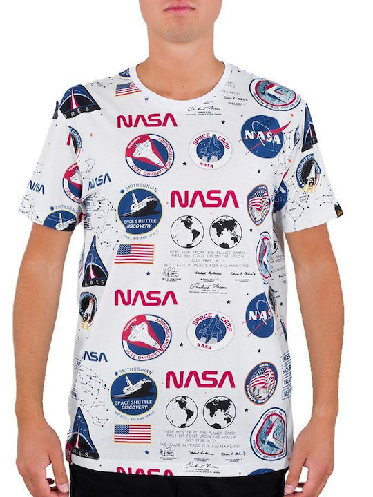 NASA T-shirt Λευκό
