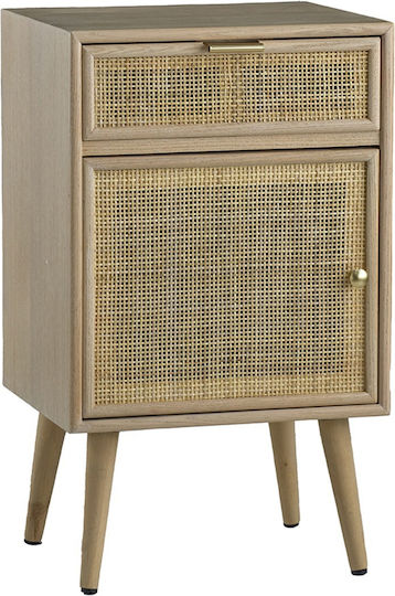 Nachttisch Beige 42x34.5x71cm