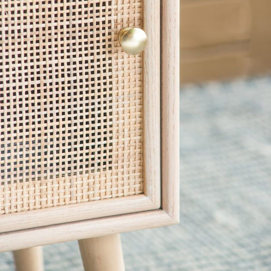 Nachttisch Beige 42x34.5x71cm