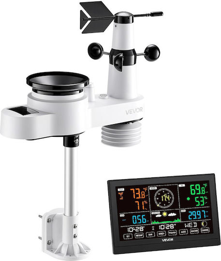 Vevor TYNQXZWIFI75D9JM2001V2 Wireless Digital Weather Station Tabletop
