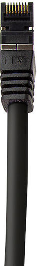 LogiLink S/FTP Кат.8.1 Мрежов Кабел Ethernet 0.5м Черен