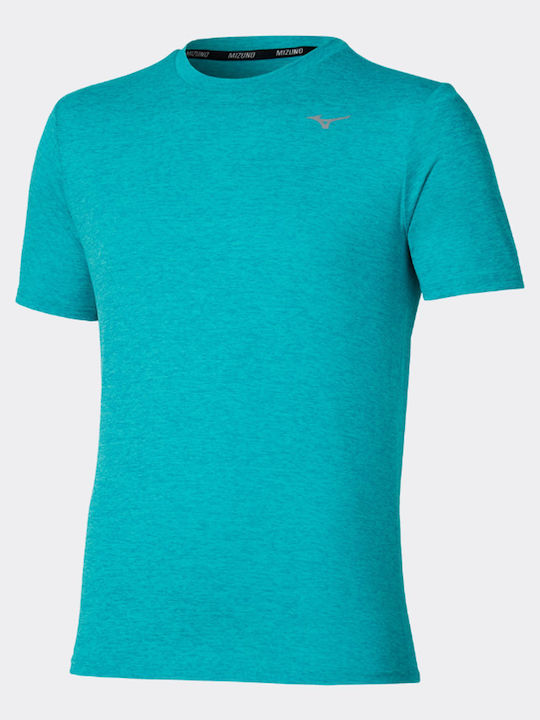 Impulse Core Herrenblusen Kurzarm Sportliches T-Shirt Türkis