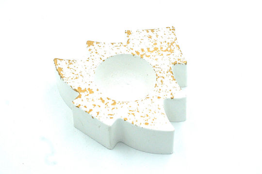 Weihnachtsdekorationen mit Bäumen 12cm Weiße Weihnachtsdekorationen mit Bäumen 12cm Weiße