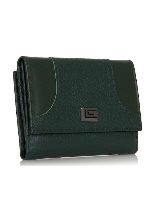 Leather Women's Wallet Classic Green