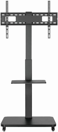 Gembird TVS-75S-02 Fernsehhalterung Boden bis 75" Schwarz