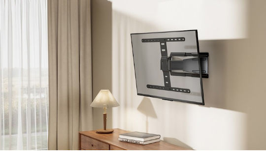 Gembird WM-90ST-02 Βάση Τηλεόρασης Τοίχου έως 90" Μαύρο