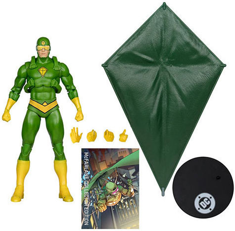 Batman Rogues Dc Multiverse Mcfarlane Collector Edition Action Figure #43 Kite Man Gold Label 21 Cm
