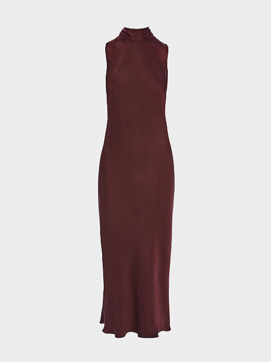 Maxi Evening Dress Bordeaux