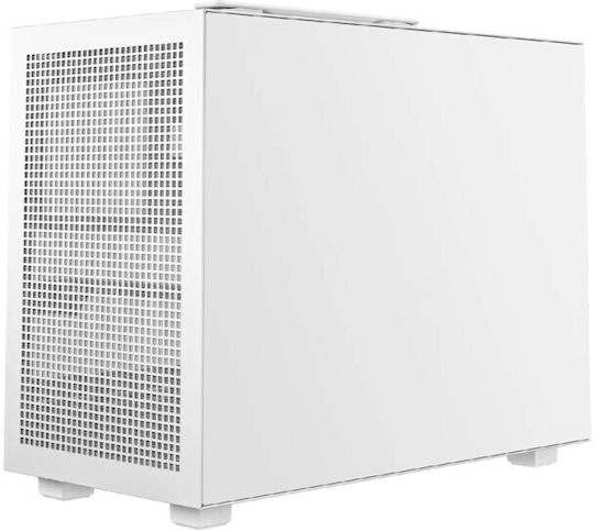 Deepcool CH160 Plus Gaming Mini Tower Computer Case with Side Window White