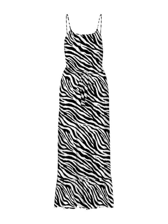Easy Joy Summer Maxi Dress Zebra Print