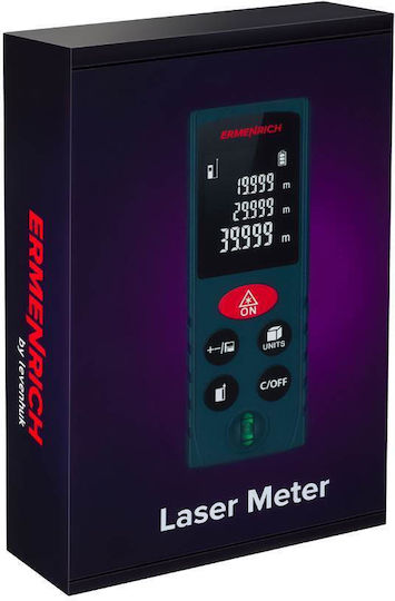 Ermenrich Μέτρο Laser GK60 με Εύρος Μέτρησης 0.05m-60m
