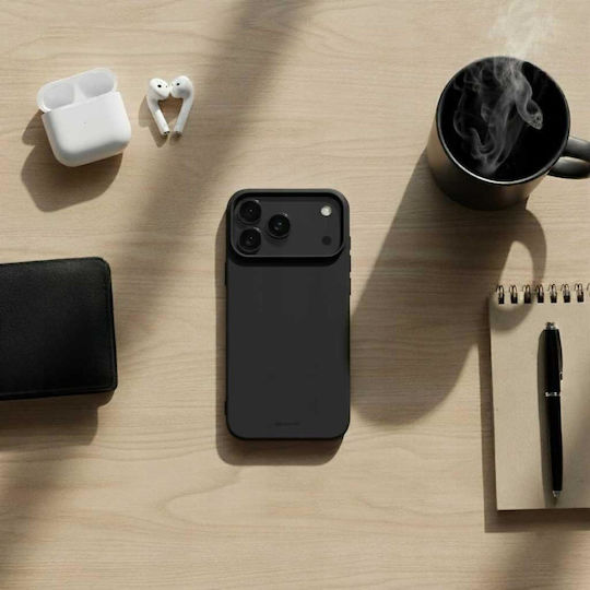 Spacecase Силиконова Задна Корица Черен (iPhone 18 Pro Max / 17 Pro Max)