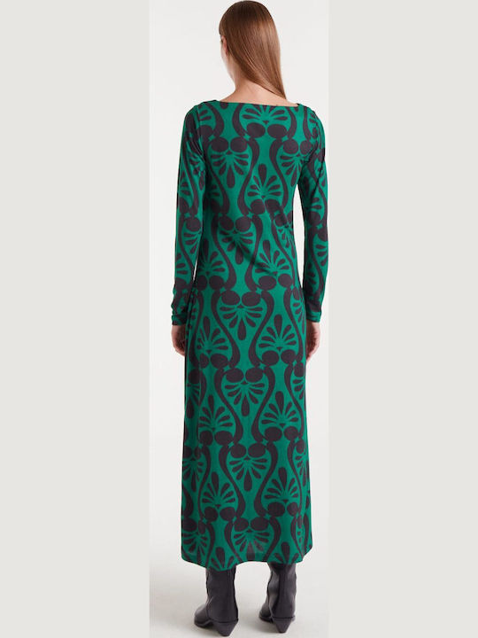Midi Shirt Dress Green