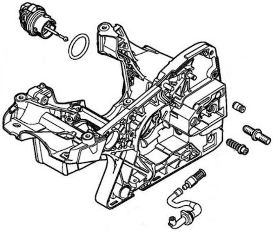 Kettensäge Kurbelgehäuse Stihl Ms 231 Ms 251
