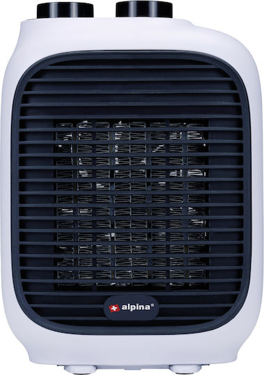 Alpina Appliances Fan Heater Room Floor White 1500W 871125224774