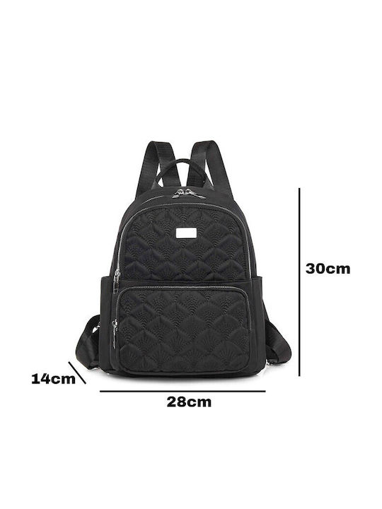De piele Geantă de damă Rucsac Neagră