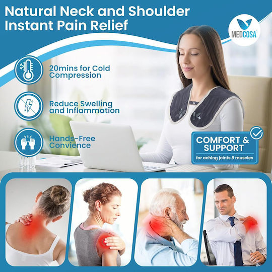 Thermal Cervical Compress Medcosa Επίθεμα Gel Κρυοθεραπείας/Θερμοθεραπείας Γενικής Χρήσης