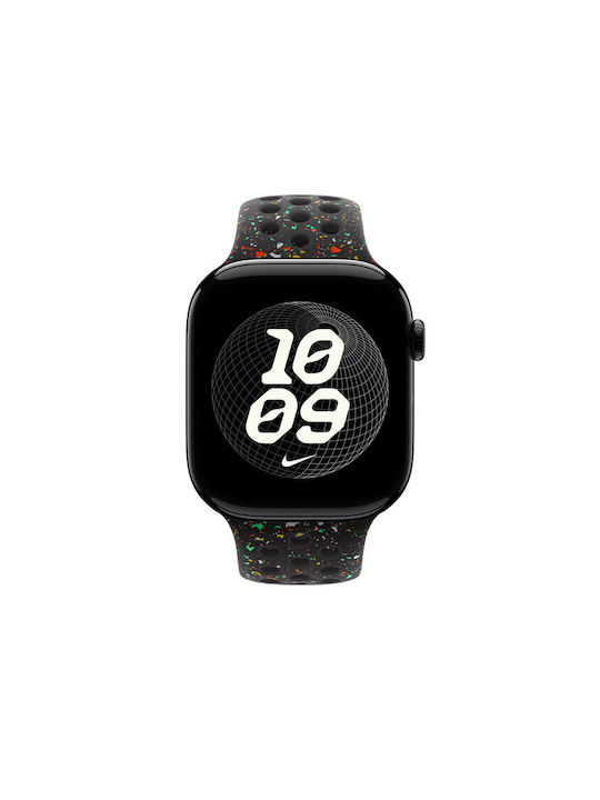 Apple Nike Sport Band 46mm - S/M Strap Silicone with Pin Midnight Black (Apple Watch 44/45/46mm/Ultra 49mm)