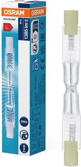 Osram Haloline Eco Halogen Lamp 80W 230V R7S