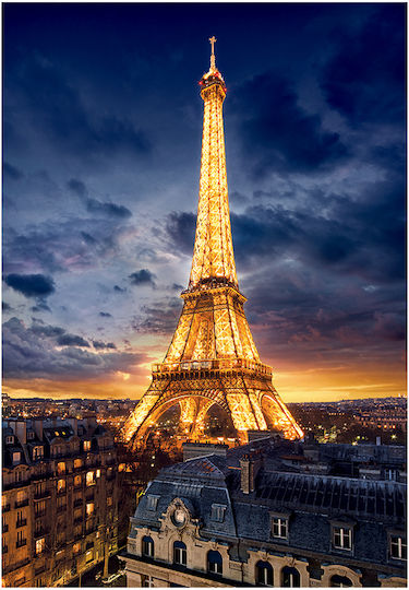 Clementoni Cle Puzzle 1000 Compact Eiffel Tower 39703