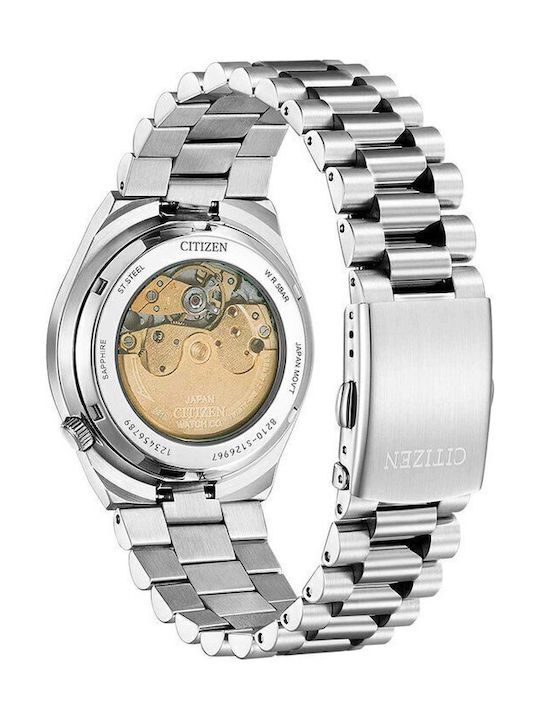 Citizen Tsuyosa Men's Watch 42mm Automatic with Silver Metal Bracelet