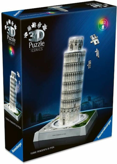 3D Iconics Pisa Night Edition Puzzle 3D 216buc
