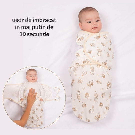 Kidizi Hässe-Wickeltuch Beige