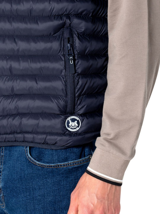 Sleeveless Jacket Blue